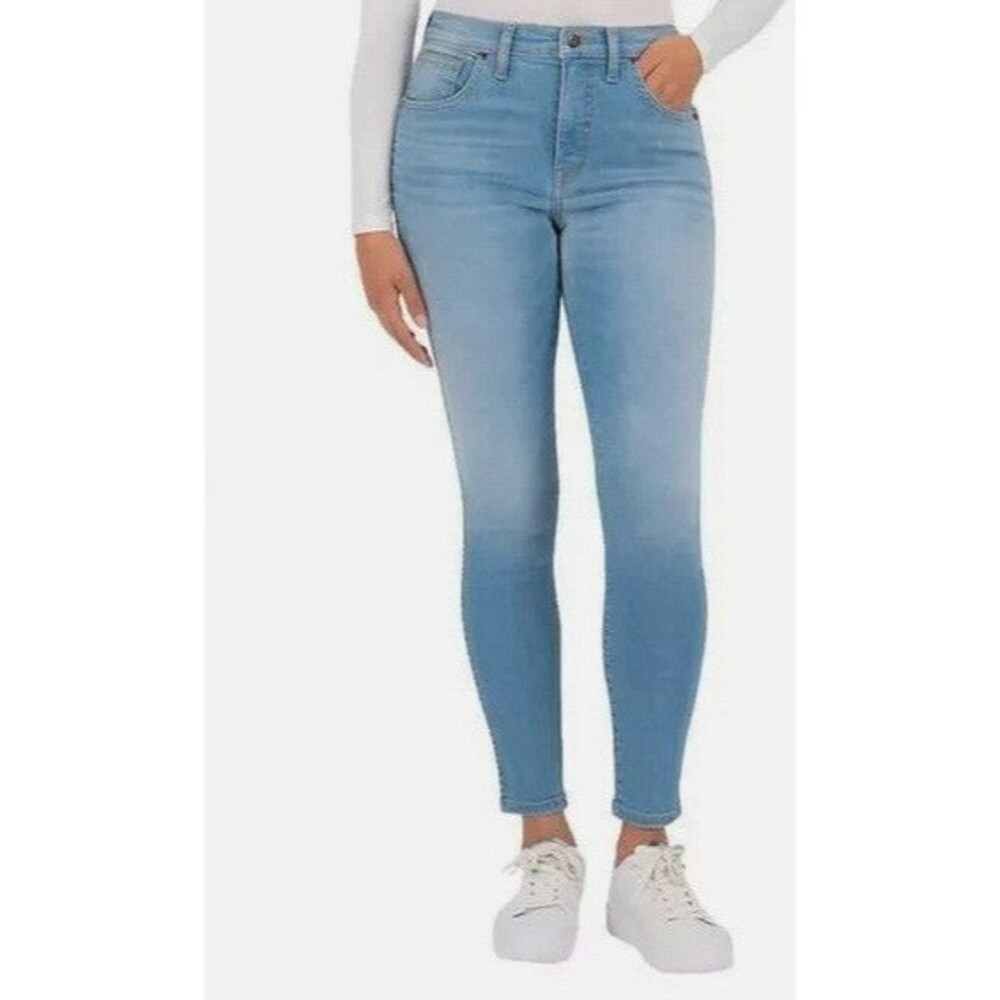 Kirkland Signature Ladies' High-Rise Skinny Jeans LIGHT WASH Size 6 NWT